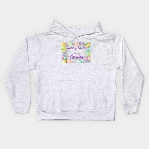 happy easter from your scentsy independent consultant Kids Hoodie by scentsySMELL